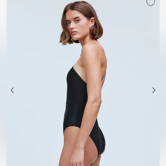 NWT One-Shoulder One-Piece Swimsuit - Picture 3 of 7
